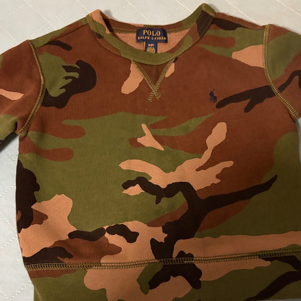 Polo by Ralph Lauren Kids Camouflage Sweatshirt